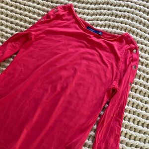 Coral size XS Apt. 9 top with stud detail